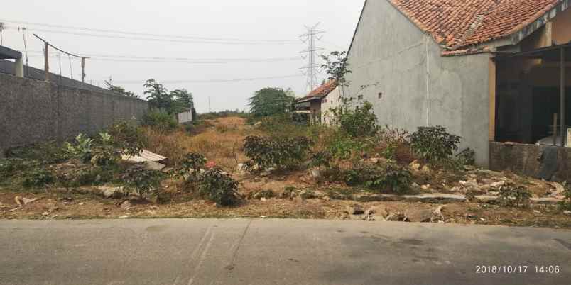 dijual tanah jl sukamahi cikarang bekasi