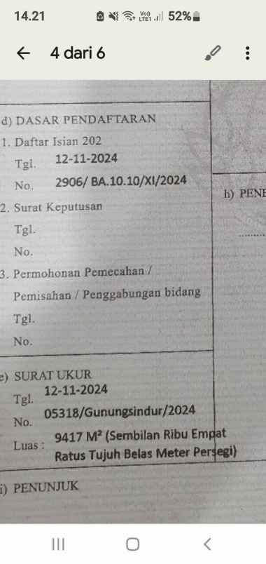 dijual tanah jl sukamahi cikarang bekasi