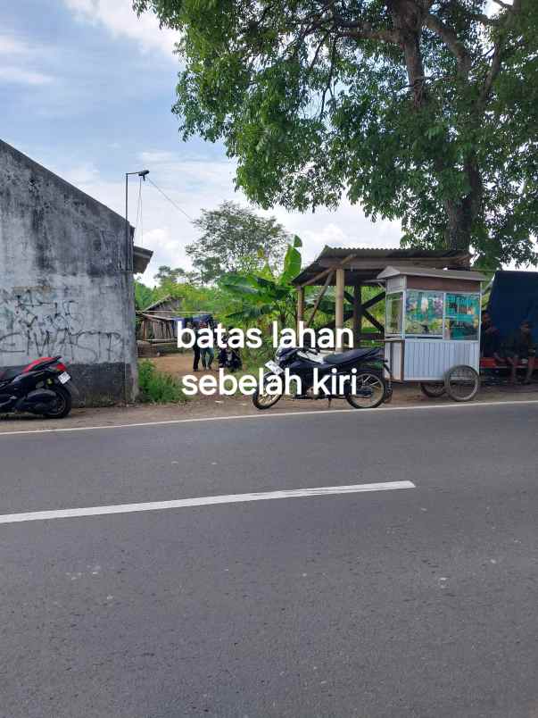 dijual tanah jl warung simpang cibuntu
