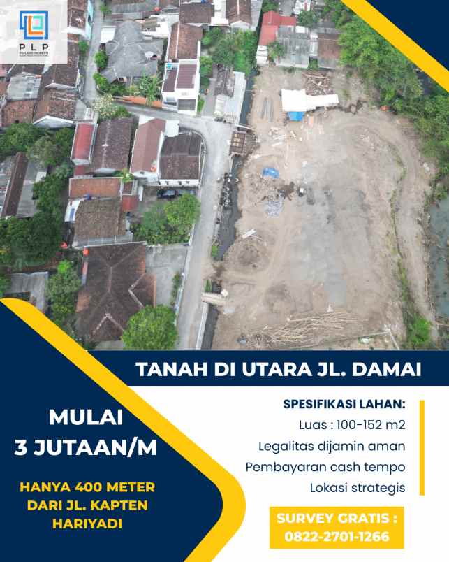 dijual tanah kadipuro sinduharjo