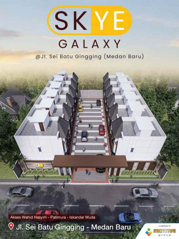 dijual villa jalan sei batu gingging
