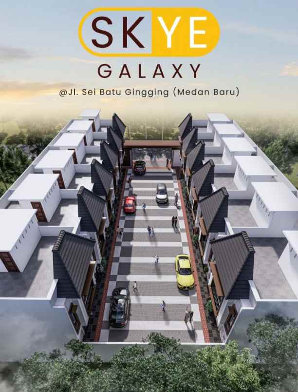 dijual villa jalan sei batu gingging