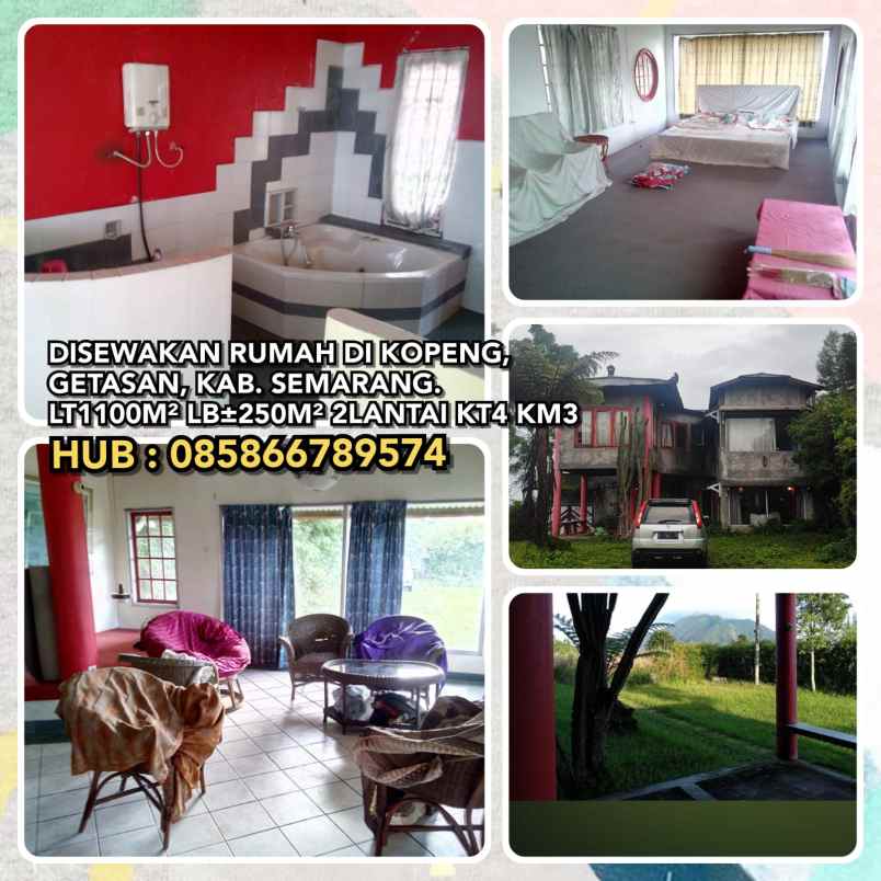 disewakan rumah kopeng getasan kab semarang