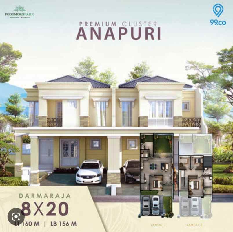 disewakan rumah podomoro park cluster