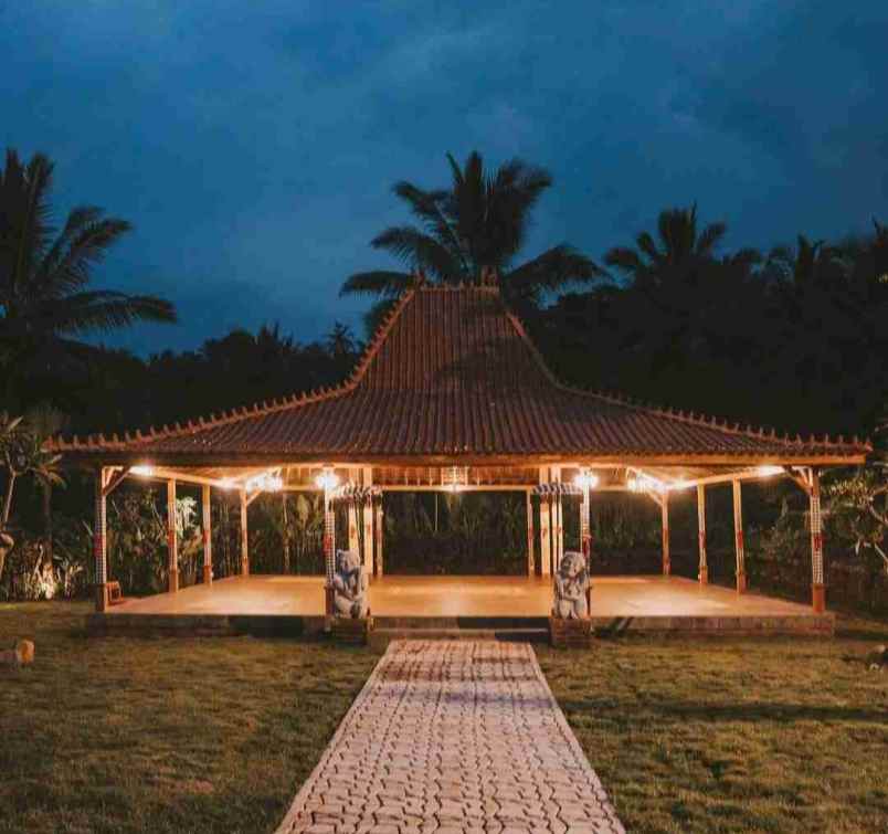 eco resort view sungai dan jungle di bali