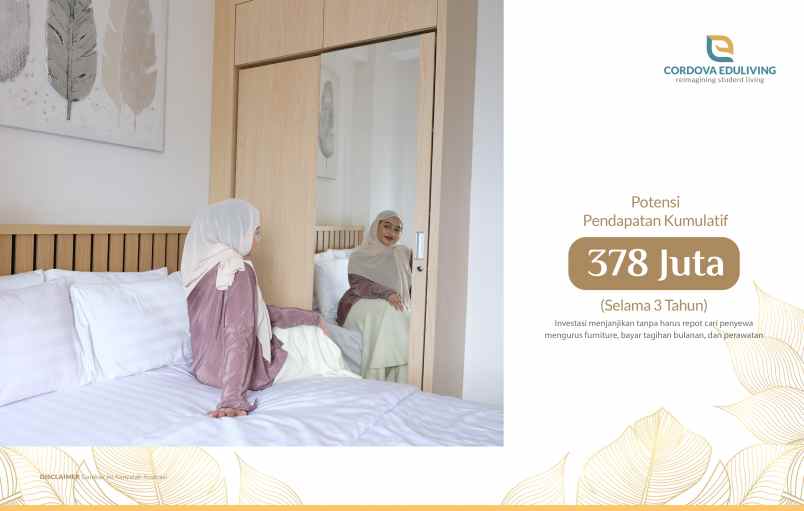 jitu investasi rukost cordova roi 12 juta per bulan