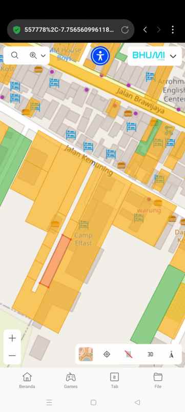 jual tanah di kampung inggris pare