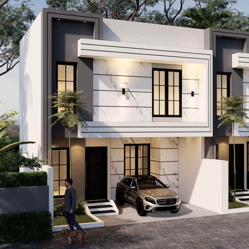rumah 2 lantai desain minimalis
