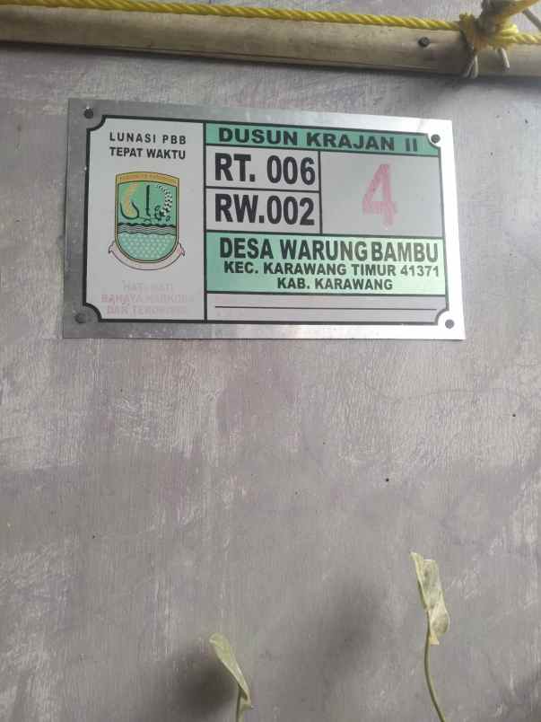 rumah 200 juta desa krajan kab kerawang