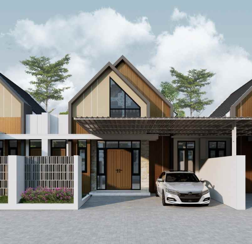 rumah dengan desain yang modern di kota purbalingga