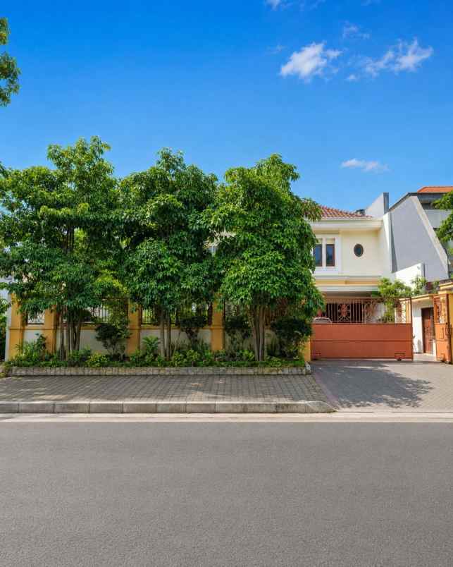 rumah raya kertajaya indah strategis nol jalan