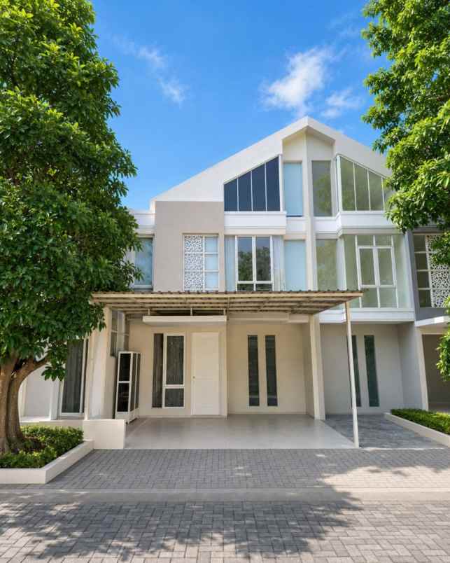 rumah zimbali costa grand island minimalis carport