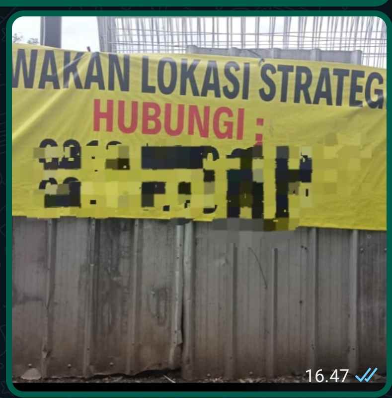 sewa tanah raya joglo jak bar