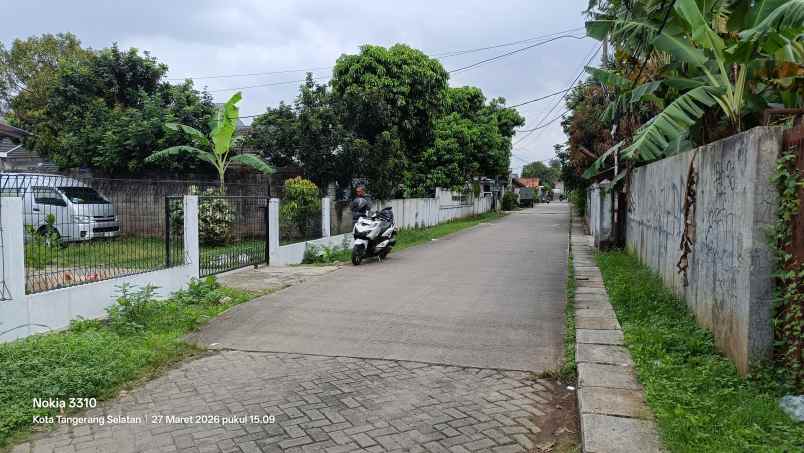 tanah dijual jalan anggrek pondok benda pamulang