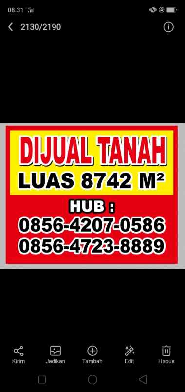 tanah elegan luas dan liar