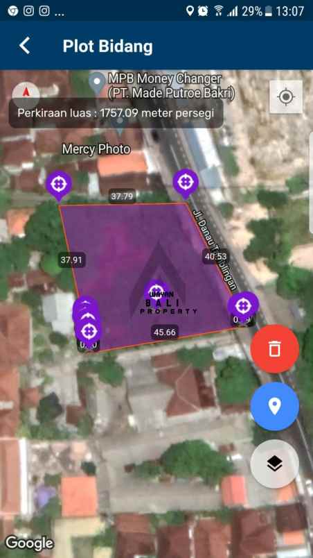 tanah jl danau tamblingan