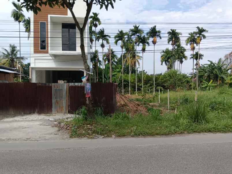 tanah tapak ruko jl rajawali sakti belakang kantor pu
