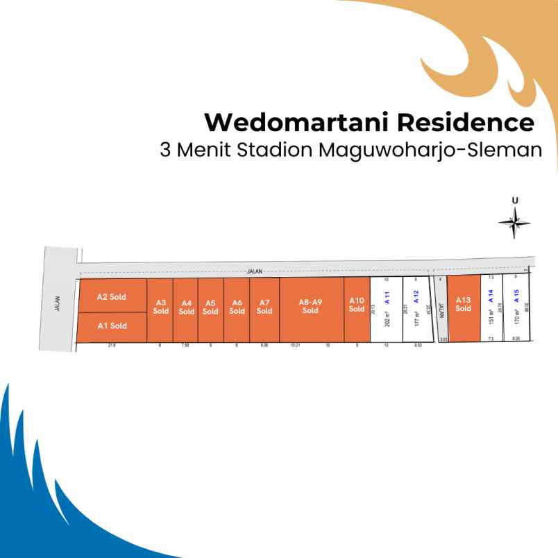 tanah wedomartani dekat sd model yogyakarta