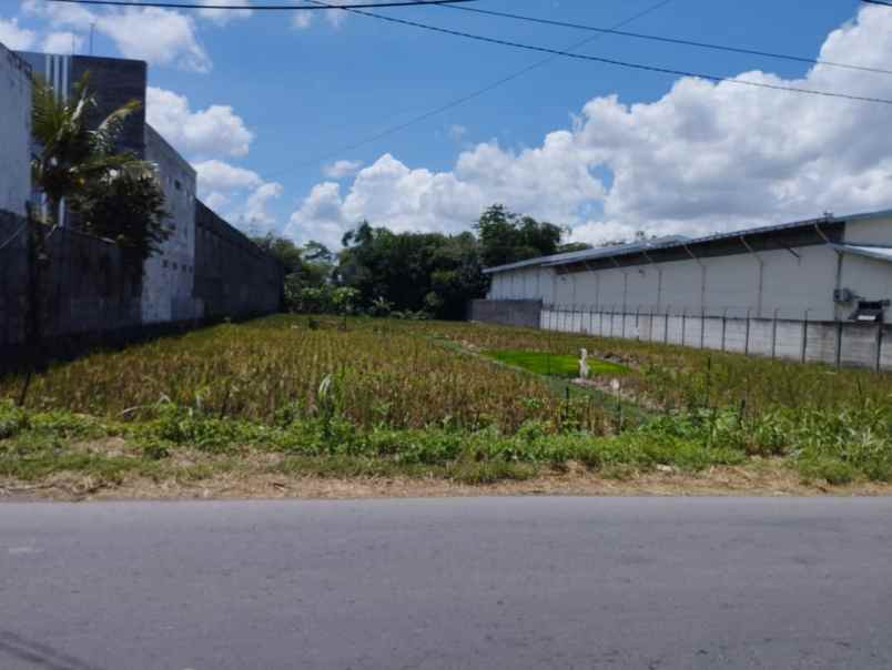 tanah zona merah 3800m untuk pabrik karanganyar kota