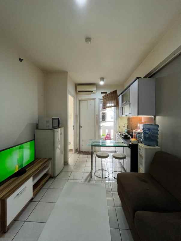 apartment green pramuka city 2br dijual bangunan bagus