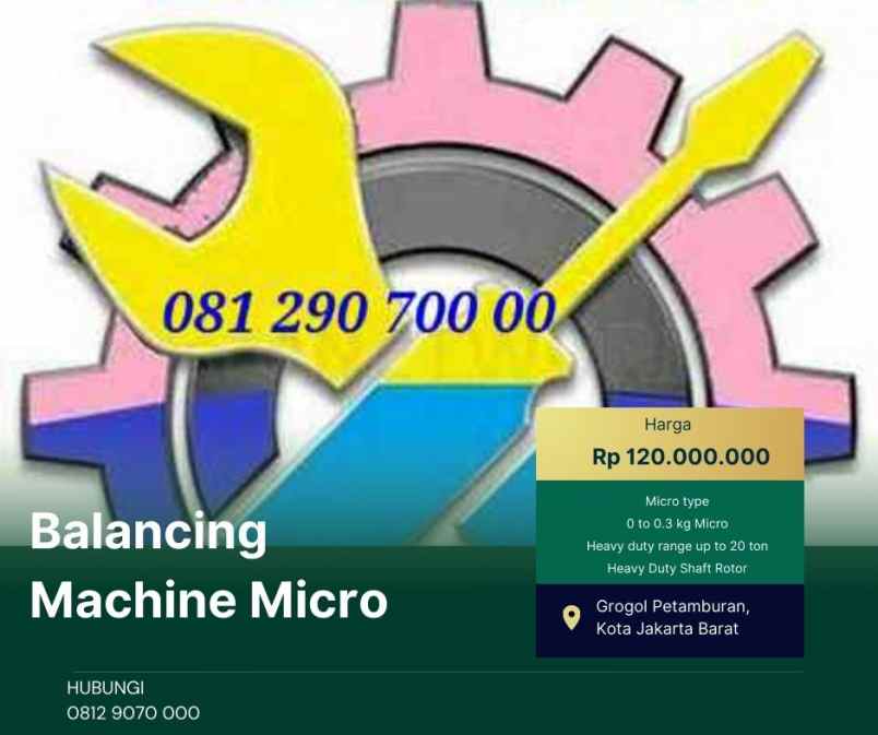 balancing machine micro type