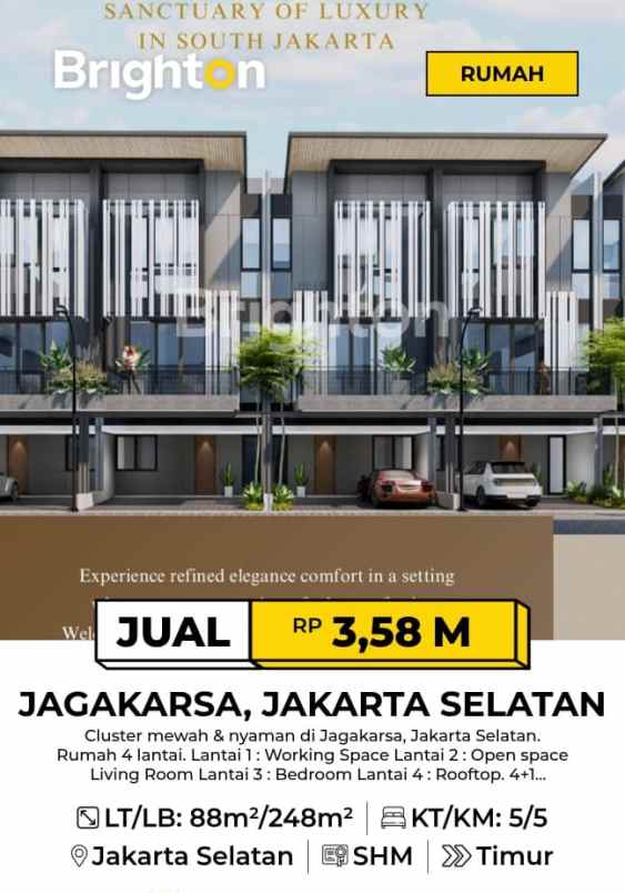 cluster mewah nyaman di jagakarsa jakarta selatan