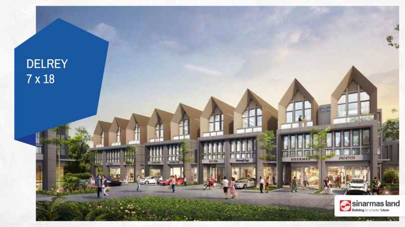delrey biztown business townhouse di bsd city