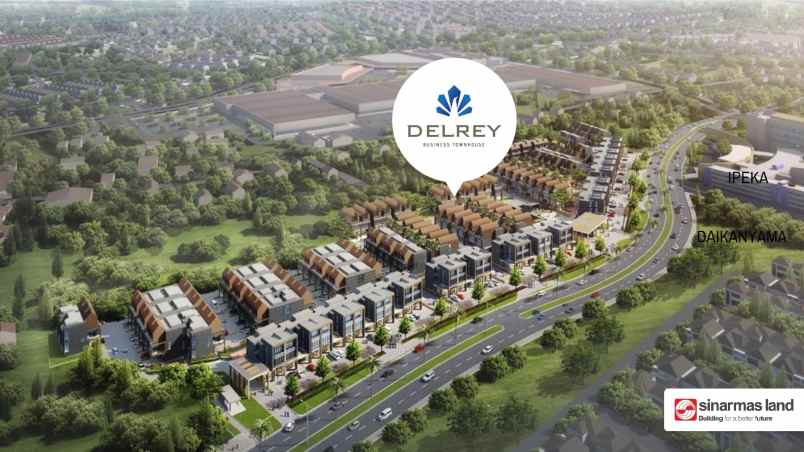 delrey biztown business townhouse di bsd city