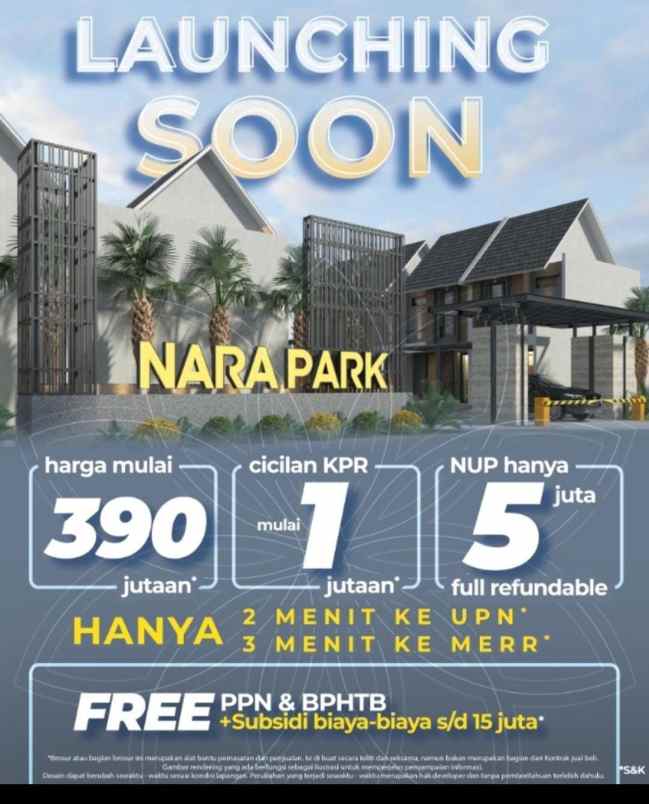 dijual apartemen nara park
