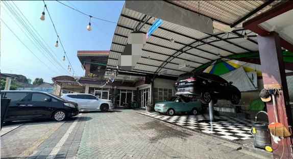 dijual cepat car wash plus cafe tengah kota ungaran
