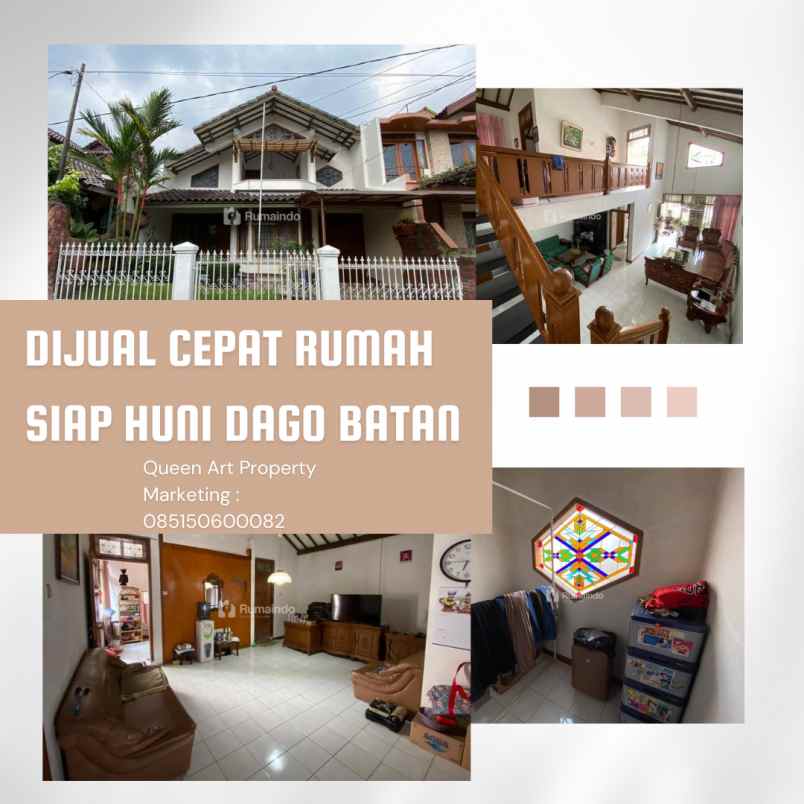 dijual cepat rumah siap huni dago batan
