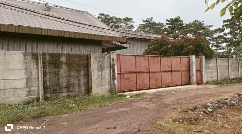 dijual gudang shm strategis di kawasan pedurenan bogor