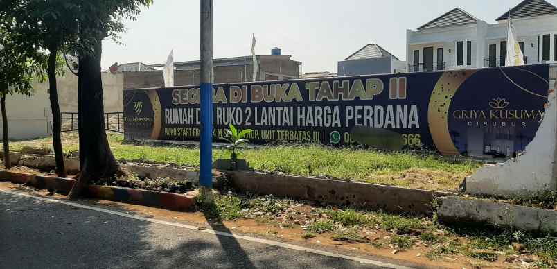 dijual kavling ruko 2 lantai siap bangun