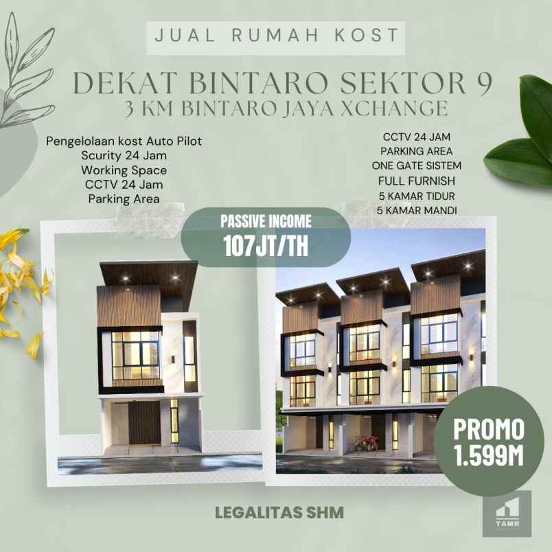 dijual kost bintaro sektor 9