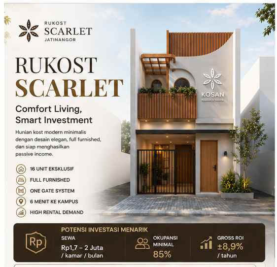 dijual kost jl sayang