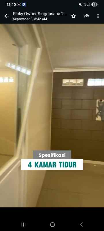 dijual kost singgasana pradana