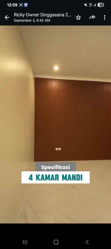 dijual kost singgasana pradana