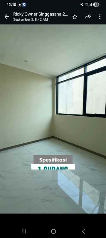 dijual kost singgasana pradana