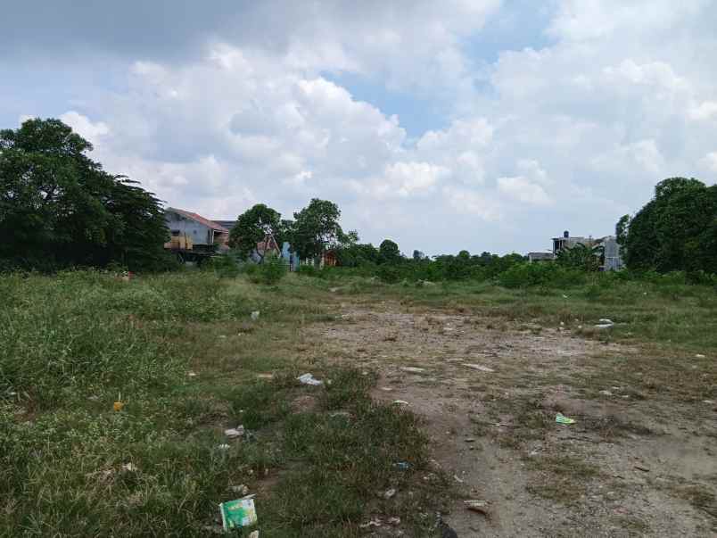 dijual lahan pinggir jalan raya di tarumajaya bekasi