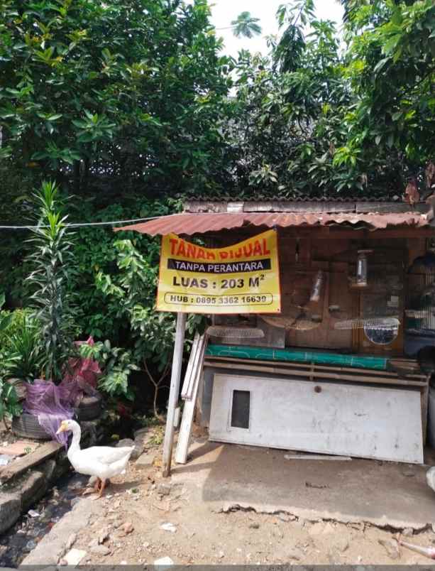 dijual murah tanah luas 203 m tangerang