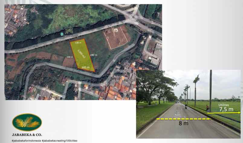 dijual ruko gudang kantor jababeka