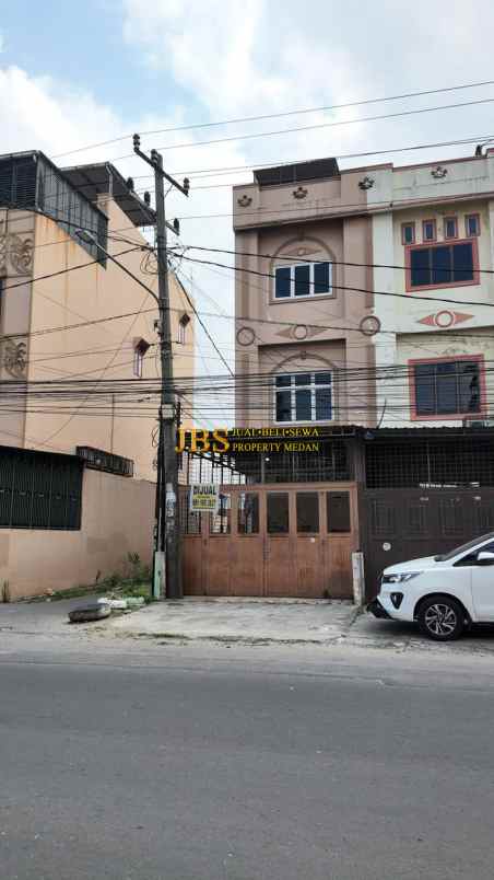 dijual ruko gudang kantor jalan pasar 3 krakatau