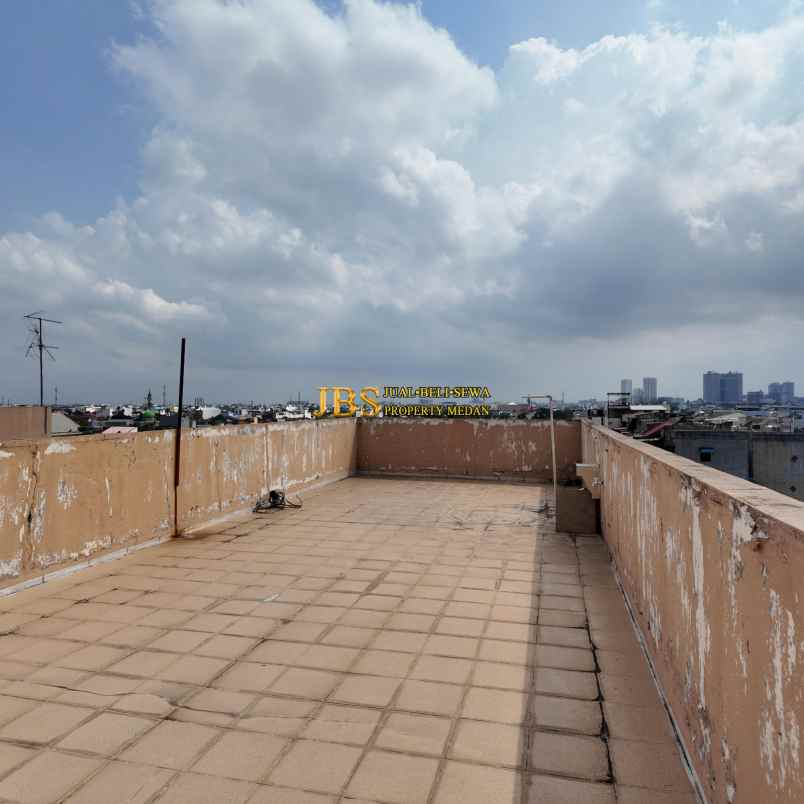 dijual ruko gudang kantor jl pasar 3 krakatau dekat