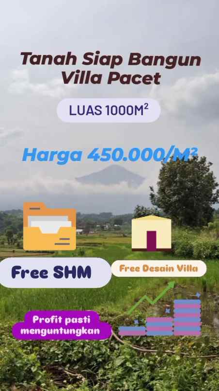 dijual ruko gudang kantor pacet mojokerto jawa timur