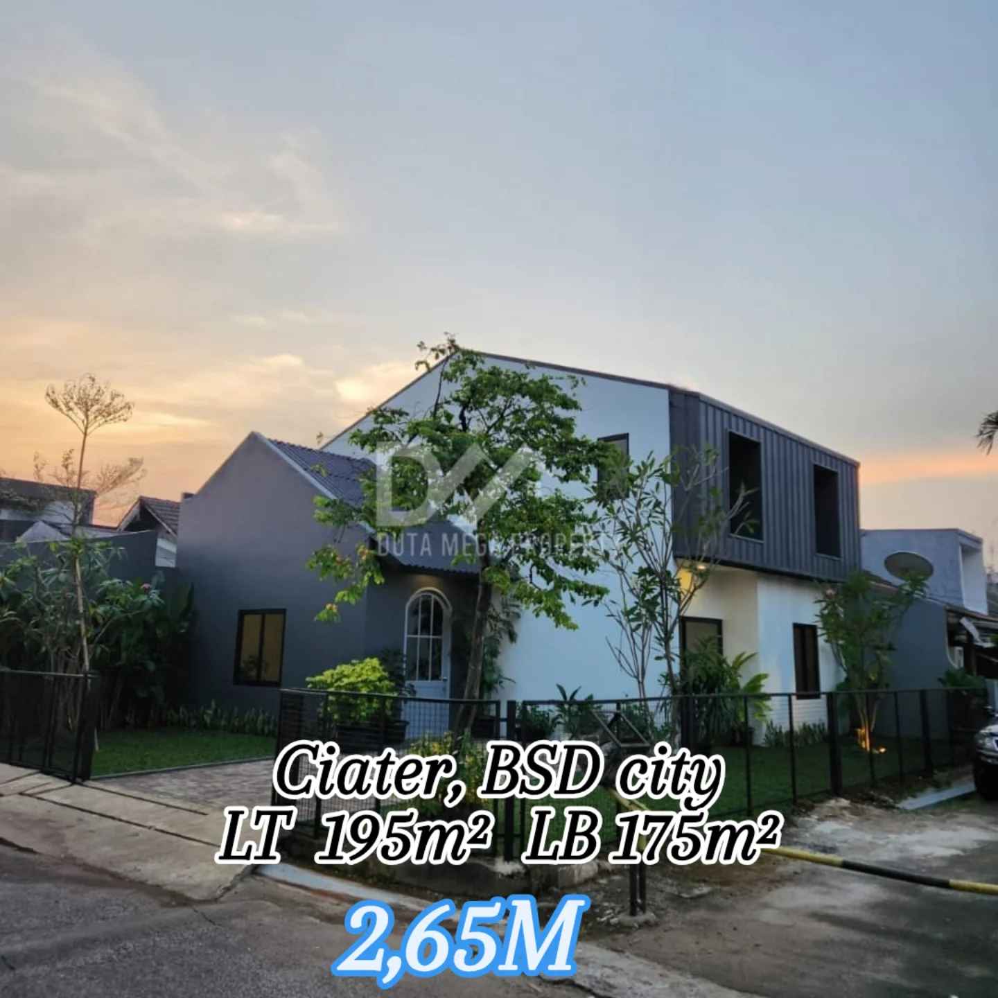 dijual rumah ala villa di ciater bsd city