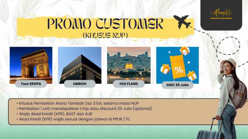 dijual rumah alana regency tambak oso