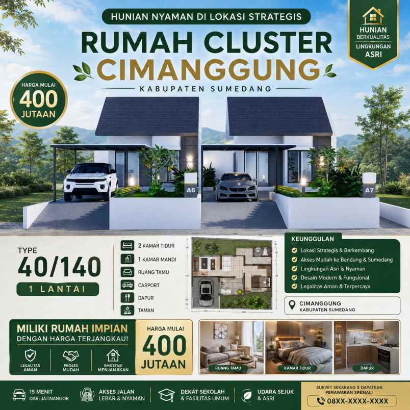 dijual rumah awilega