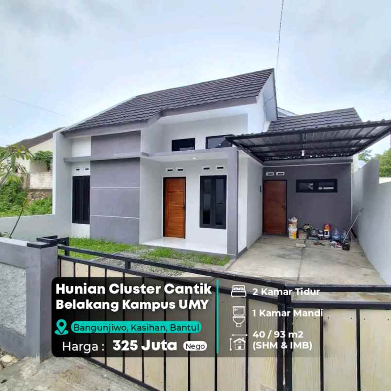 dijual rumah belakang umy