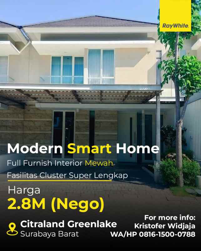 dijual rumah citraland greenlake