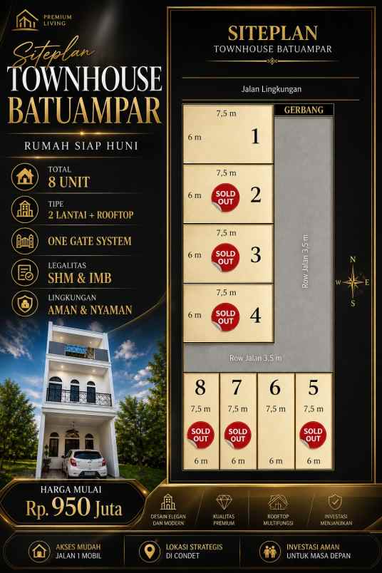 dijual rumah condet